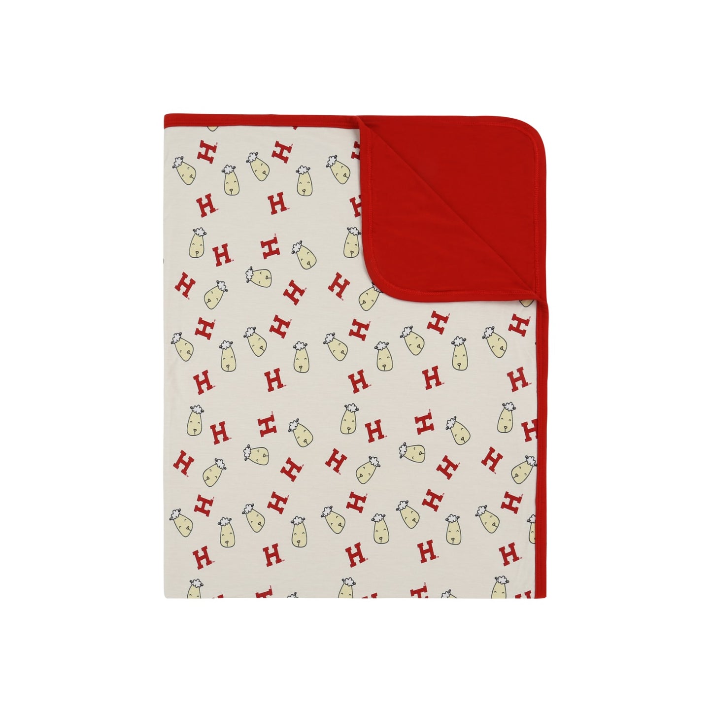 哈佛大學聯名款雙層被毯80X100cm