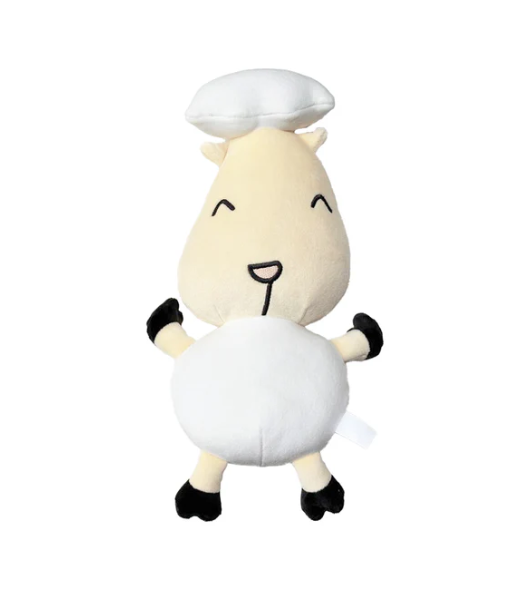 抱抱羊玩偶B-中(白)
