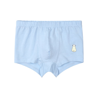 男童四角內褲(藍色素色) (單件)