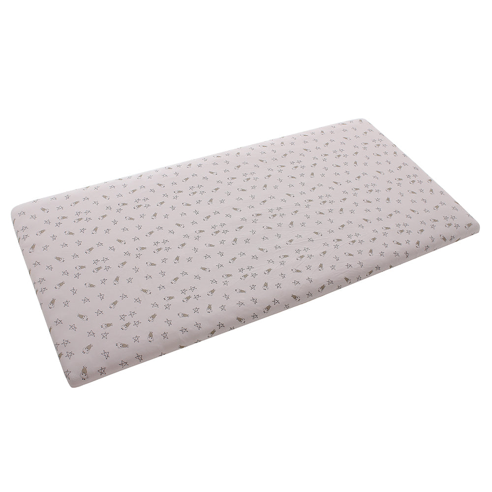 Mattress Sheet 粉色小星星羊嬰兒床單