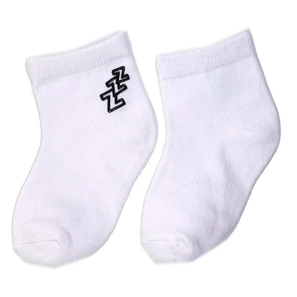 黑框ZZZ幼童短襪（2-3歲）