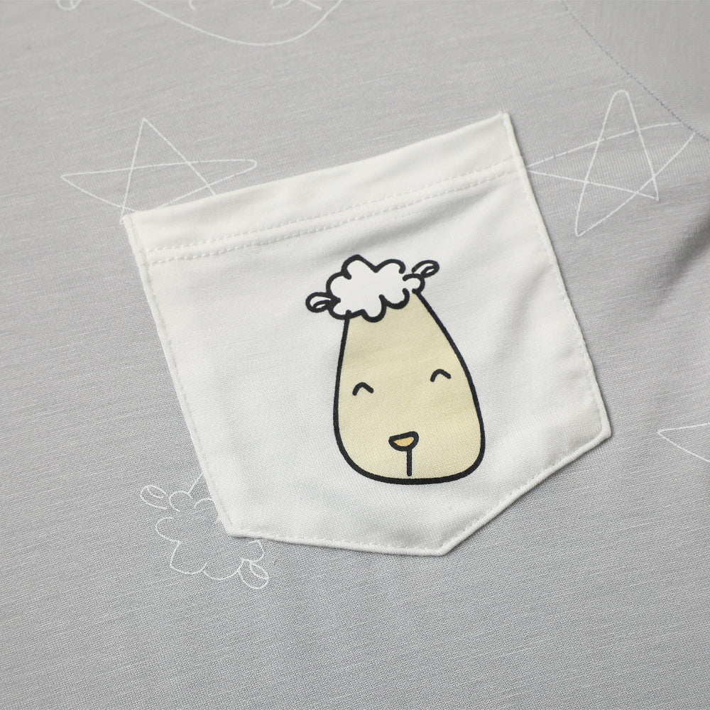 cute系列灰色幼童上衣（0-12歲）