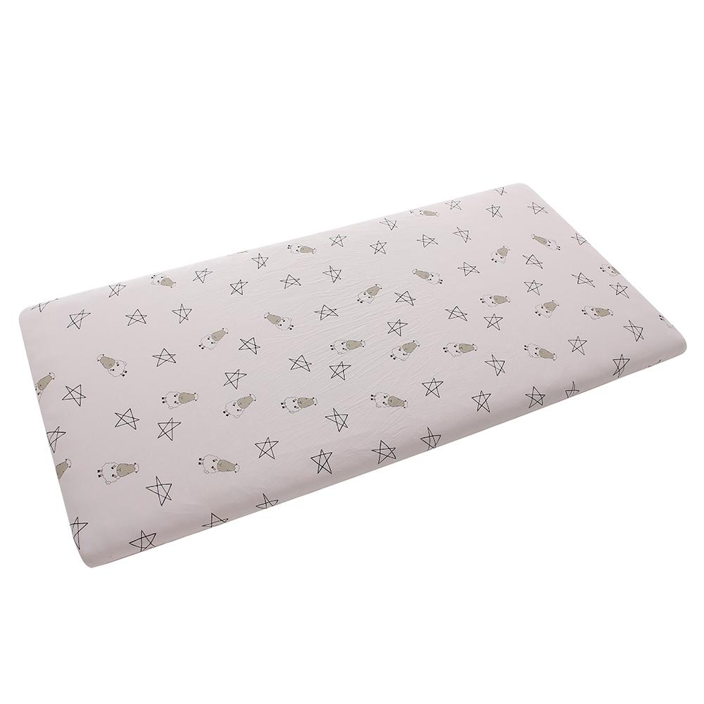 Mattress Sheet 粉色大星星羊嬰兒床單
