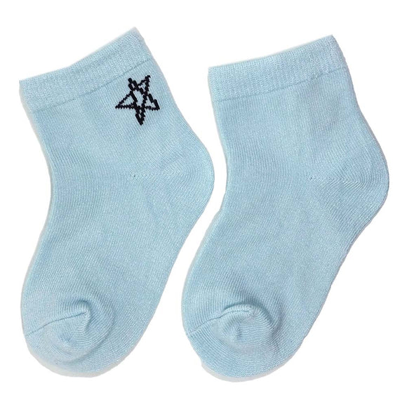 藍色星星羊短襪(6-12月、12-24月、2-3歲)