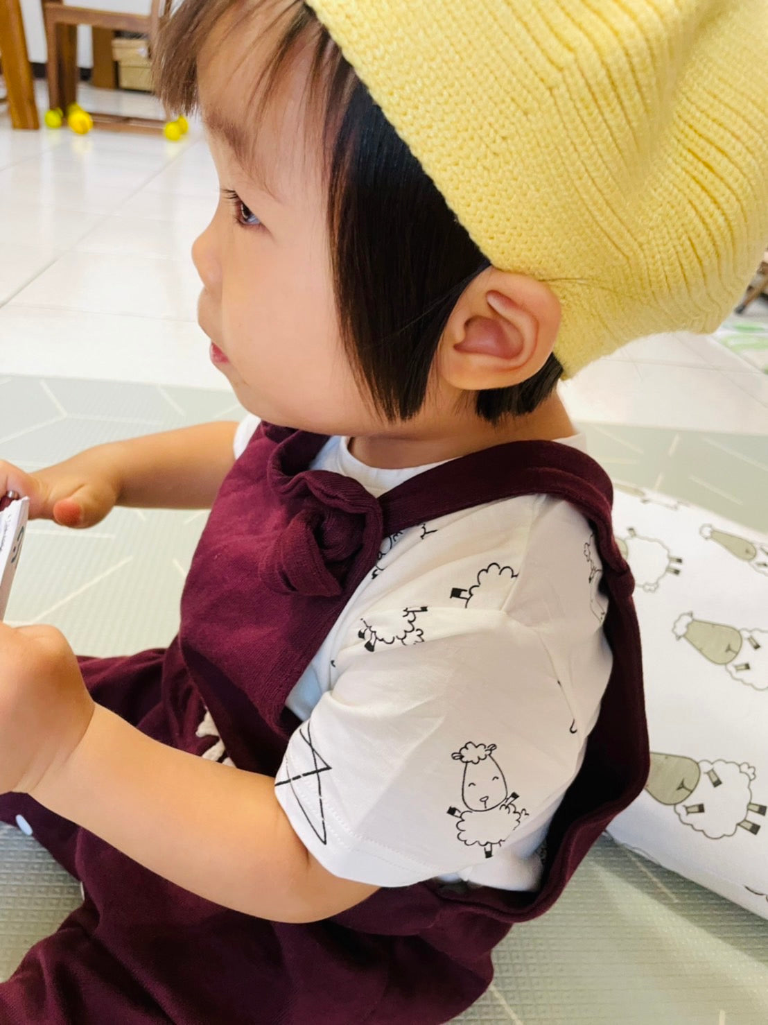 cute系列白色幼童上衣（0-12歲）