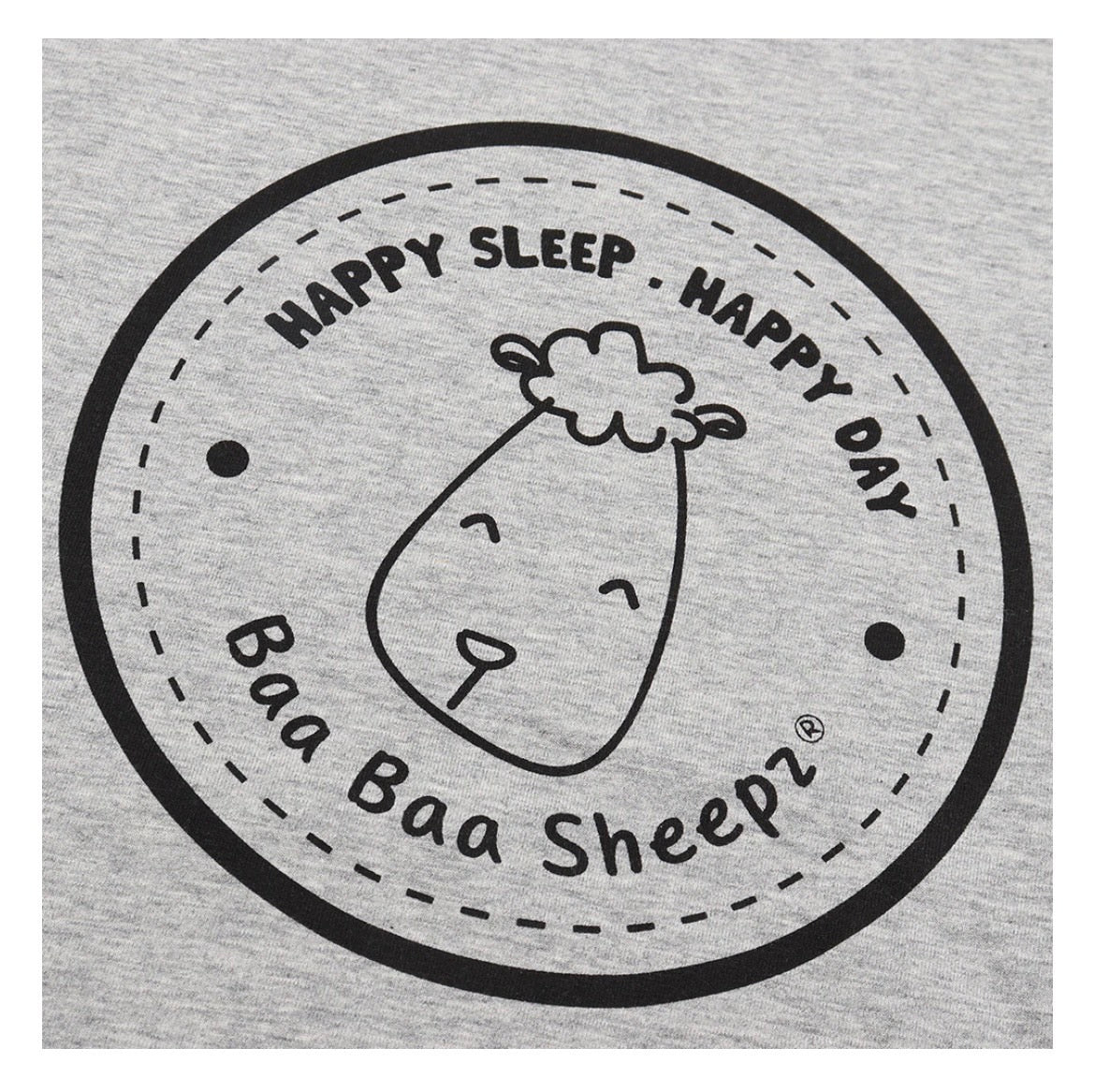 灰色長袖上衣(Happy sleep)