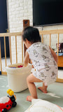 白色羊樂園無袖上衣（0-12歲）