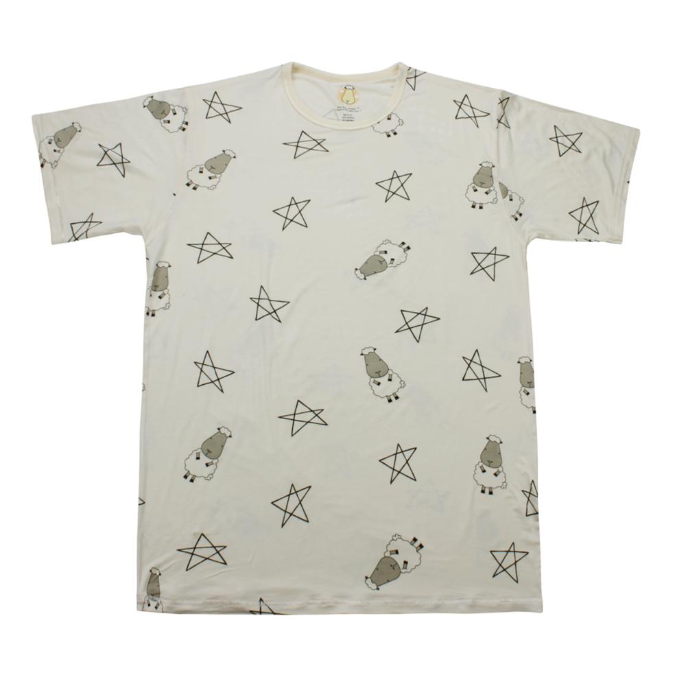 黃色星星羊成人上衣（XS-XL）