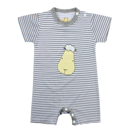 bamboo romper grey