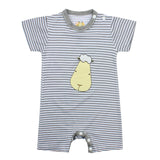 bamboo romper grey