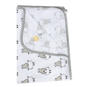 bamboo blanket baby white